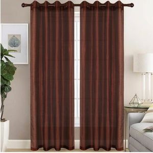 Christina Faux Silk Grommet-Top Panel_ChocolateSS